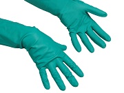 химическистойкие перчатки для работы при чистке бассейна