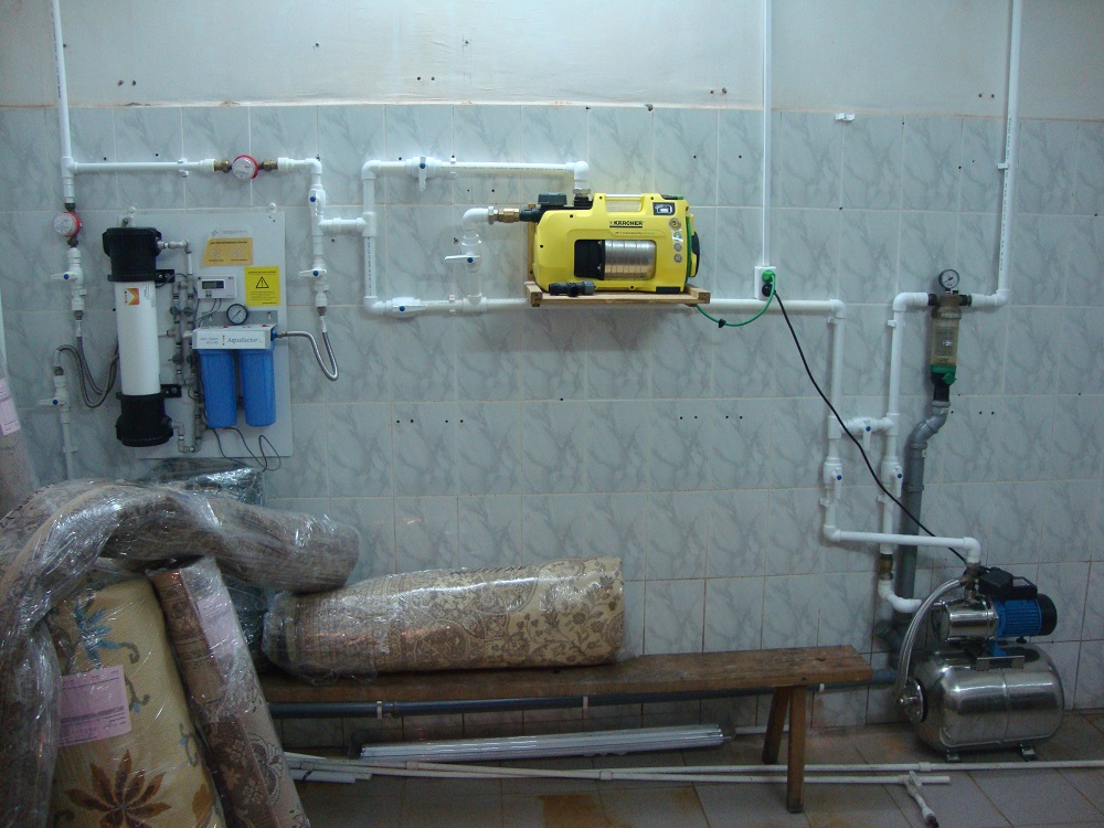 Чистка ковров - Система очистки воды для чистки ковров
